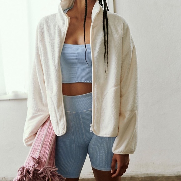 Free People Jackets & Blazers - NWT Free People Ziggy Up Fleece